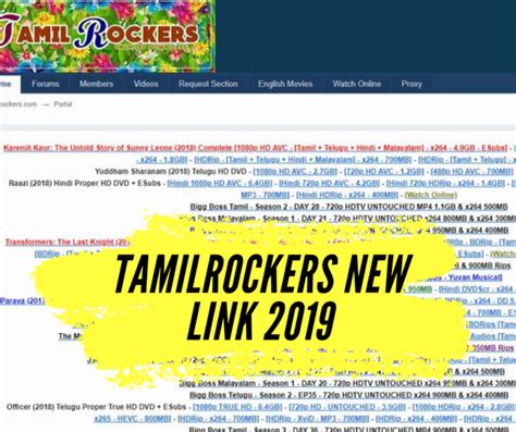 TamilRockers New Link April 2022 